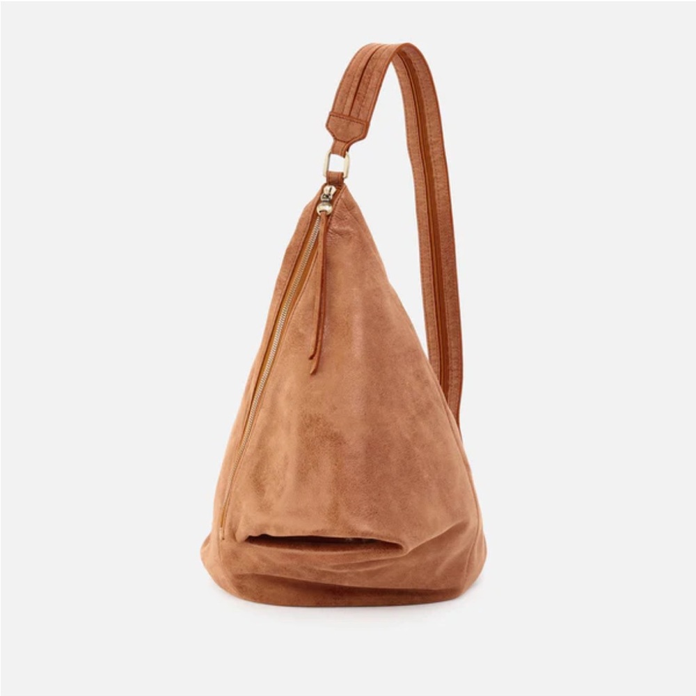 Hobo International Tan Leather Backpack/ Sling Bag